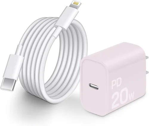 Miniatura 9 de CXX Cargador rápido i teléfono, bloque USB C de 20 W con cable de 6 pies compatible con IP 14/14 Pro/14 Plus/14 Pro Max/13/13 Mini/13 Pro/13 Pro