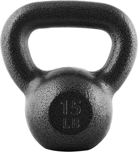 Miniatura 11 de WF Athletic Supply Hammerstone - Pesas rusas de hierro fundido pintadas, equipo de hogar y gimnasio, ideal para entrenamiento de fuerza, O. 80lb