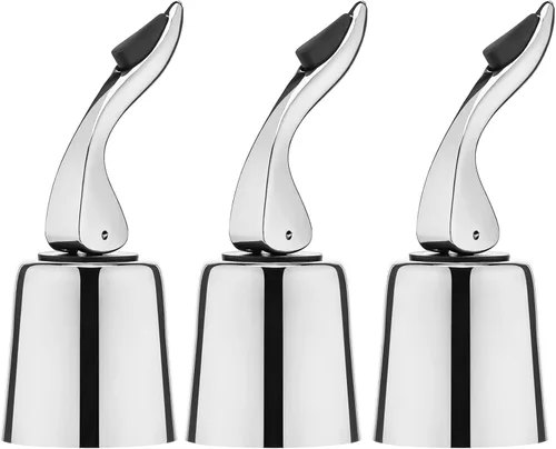 Miniatura 12 de Tapones de vino para botellas de vino con tapón de botella de vino al vacío de acero inoxidable con corchos de vino reutilizables de silicona, a