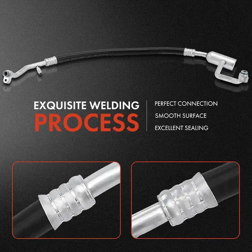 Miniatura 5 de A-Premium Conjunto de manguera de línea de succión de A/C compatible con Acura RL 2005-2012 3.5L 3.7L, compresor a evap