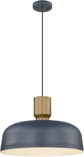Miniatura 17 de Luces Colgantes de Estilo Rústico, Lámparas Colgantes Ajustables con Pantalla de Metal Martillado, Iluminación Colgante de 18.1 Pulgadas para Isla
