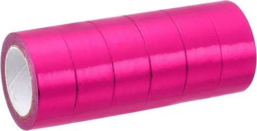 Miniatura 7 de PATIKIL Cinta adhesiva metálica Washi de 0.591 in x 16.4 ft, paquete de 6 calcomanías adhesivas de papel de arte para bricolaje, manualidades, Rosa