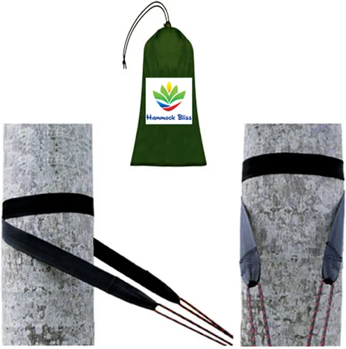 Hammock Bliss Correas para árboles, cuelga cualquier hamaca con facilidad, instalación rápida, extra ancha, súper resistencia, increíblemente