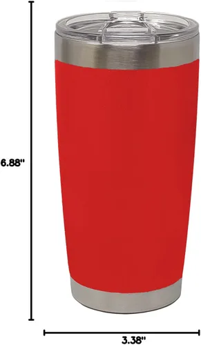 Miniatura 56 de LaserGram Taza aislada al vacío de 20 onzas, asistente médico MA, grabado personalizado incluido (rosa)