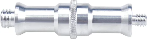 Miniatura 3 de MY MIRONEY Paquete de 2 adaptadores de rosca macho de 3/8" a 1/4" de aleación de aluminio, adaptador de tornillo, espiga para soporte de luz