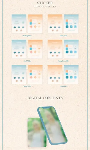 Miniatura 5 de Generic Oh My Girl Reloj de arena dorado 9º mini álbum aleatorio Ver. K-POP sellado