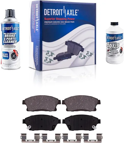 Miniatura 47 de Detroit Axle - Pastillas de Freno Delantero para Nissan Altima Maxima Sentra 350Z Cube Juke Versa INFINITI G20 G35 I30 I35 Suzuki SX4, Pastillas
