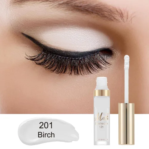 Miniatura 2 de Sombra de ojos líquida mate, 8 colores, sombra de ojos cremosa, suave y cremosa, de larga duración e impermeable, ligera sombra de ojos crema