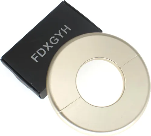Miniatura 4 de FDXGYH 2 piezas de 2.0 pulgadas ABS brida dividida de pared cinta autoadhesiva redonda cubierta de placa para tubería de agua grifo accesorios