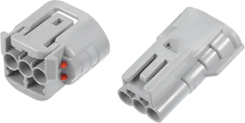 Miniatura 6 de X AUTOHAUX 1 Unidades 3 Pin TS Alternador Conector Adaptador Macho y Hembra Plug Clip Kit Reemplazo Para Toyota