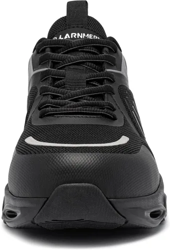 Miniatura 2 de LARNMERN Steel Toe Shoes for Men Lightwight Comfortable Snkeakers Breathable Indestructible Work Shoes