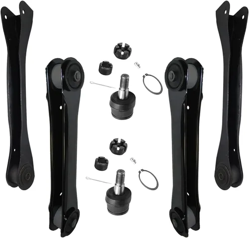 Miniatura 113 de Detroit Axle - Kit de brazos de control de extremo delantero 4WD para Ford 04-08 F-150, 06-08 Lincoln Mark LT, 4 extremos de barra de acoplamiento