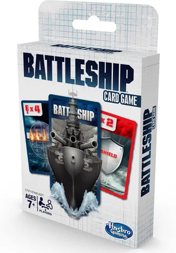 Miniatura 5 de Hasbro Gaming Juego de cartas de acorazado para niños, juego de estrategia para 2 jugadores, marrón/a, divertidas actividades de verano, esenciales