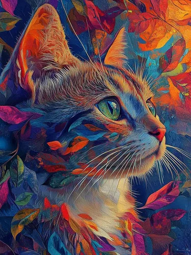 Miniatura 8 de EIBEILI Kits de Arte de Diamantes para Adultos - Paquete de 3 Hippie Hippy Alienígena, Arcoíris Estrellado, Kits de Pintura de Diamantes de Gnomo