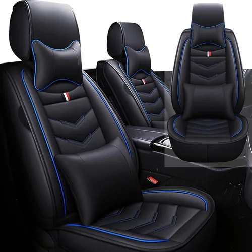 Miniatura 25 de Funda de asiento de auto de 2 asientos para Ford Explorer 2000-2026, duradera, resistente al desgaste, impermeable, funda de asiento deportiva