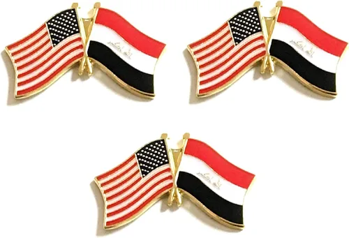 Miniatura 22 de 3 Pines de solapa con banderas de Estados Unidos y países internacionales, paquete de 3 pines dobles con diseño de banderas de Estados Unidos