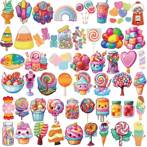 Miniatura 11 de 50 calcomanías de lazo de coqueta coloridas, bonitas calcomanías de vinilo con pajarita, calcomanías estéticas impermeables para adultos, mujeres
