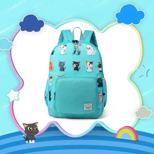 Miniatura 7 de VASCHY - Mochila preescolar para niños y niñas, liviana, resistente al agua, con correa en el pecho