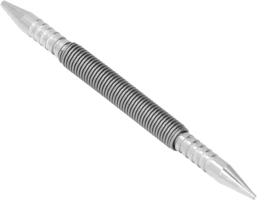 Miniatura 4 de Set de clavos, doble cabeza de clavo central, perforador pequeño y compacto de metal para carpintería