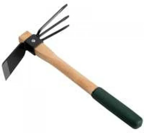 Mintcraft GM7001 8925703 Azada y cultivador, acero al carbono negro, mango ergonómico de agarre acolchado, color negro