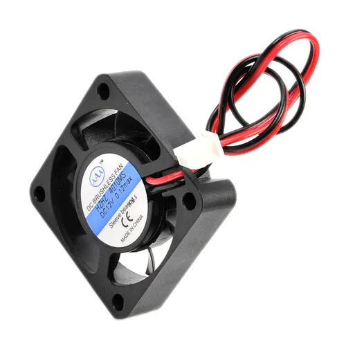 Bettomshin Ventilador de enfriamiento 4010MS 1.575x1.575x0.394 in DC 12V 0.1A 2.4W Rodamientos de manga Rodamientos de retención de aceite 1 unids