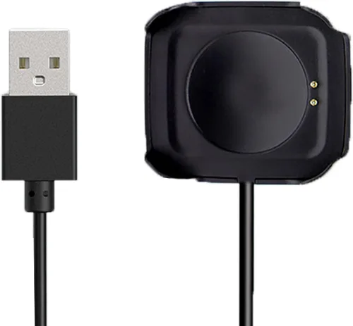 Miniatura 3 de Lamshaw Cargador de reloj inteligente HW22, 2 pines-0.157 in Cable de carga USB Cable de cargador de repuesto para HW22