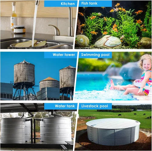 Miniatura 7 de Válvula de flotador de control de nivel de agua, válvula de bola flotante automática de acero inoxidable, mini apagado automático, controlador