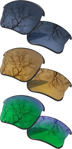 Miniatura 10 de ToughAsNails Juego de 3 lentes polarizadas de repuesto para Oakley Flak Jacket XLJ Pack