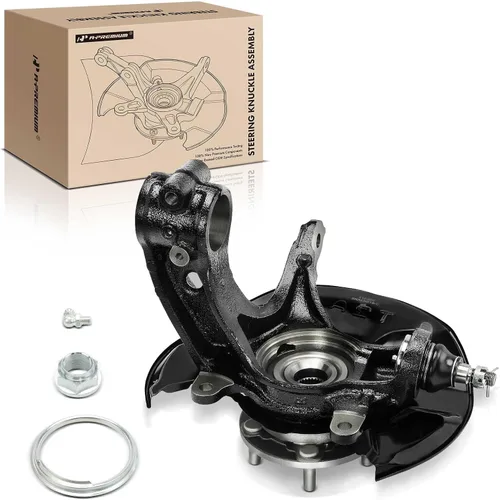 Miniatura 12 de A-Premium Conjunto de cubo de cojinete de rueda y nudillo de dirección delantero izquierdo compatible con Honda Accord 2013 2014 2015 2016, lado