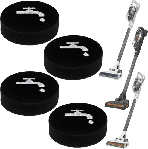 Miniatura 7 de Paquete de 6 filtros de esponja compatibles con BLACK+DECKER POWERSERIES+ 16V/20V modelos de aspiradora inalámbrica BHFEA420J, BHFEA520J, BHFEA18D1