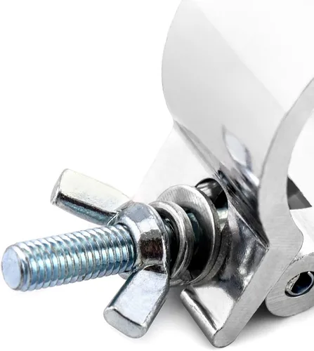 Miniatura 7 de QWORK Abrazadera de luz de escenario, paquete de 20 abrazaderas de iluminación de aleación de aluminio de alta resistencia de 2 pulgadas, capacidad