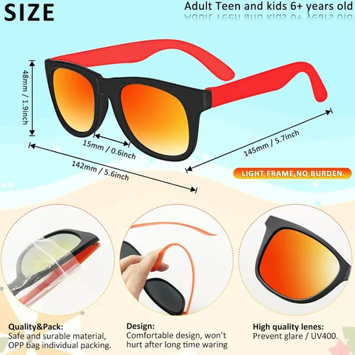 Miniatura 3 de 64120 PCS Sunglasses Party Favors Bulk,Neon Sunglasses with UV Protection for Adults Kids Boys Girls Pool Beaach