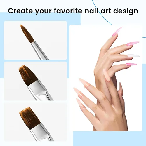 Miniatura 6 de Limpiador de pinceles de uñas de 4.1 fl oz, limpiador de uñas eficiente para uñas de polvo acrílico, limpiador de pinceles profesional para acrílico
