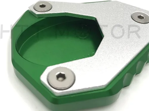 Miniatura 5 de KAW-253VER6500618 - Almohadilla de extensión de soporte lateral compatible con Kawasak Versys 650 2015 2016 2017 2018 verde