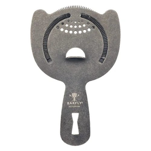 Miniatura 10 de Barfly Colador de muelle de malla fina, negro