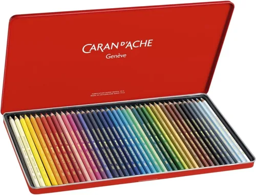 Miniatura 2 de CREATIVE ART MATERIALS Caran D'ache Supracolor Caja de Metal Set De 12 (3888.312)