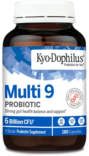 Miniatura 2 de Kyolic Kyo-Dophilus Multi 9 Probiótico, fuerte equilibrio de la salud intestinal y apoyo*, 180 cápsulas