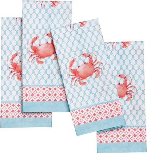 Miniatura 131 de Maison d' Hermine Happy Florals - Juego de 4 servilletas 100% algodón suave y cómodo perfectas para cenas familiares, bodas, fiestas de cóctel, 063