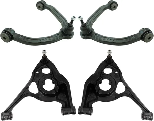 Miniatura 44 de TRQ Brazo de control delantero superior e inferior con rótula juego de 4 piezas compatible con Land Rover Range Rover 2003-2012