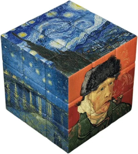 Miniatura 3 de Serie temática de pintura famosa, cubo mágico, obra maestra de celebridades, cubo de transformación de fotos, regalo creativo, juguetes