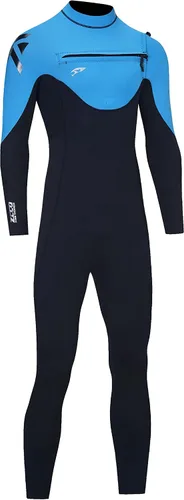 Miniatura 6 de Trajes de neopreno para hombres y mujeres, traje húmedo con cremallera en el pecho para agua fría, guante de cuerpo completo de 0.036 pulgadas