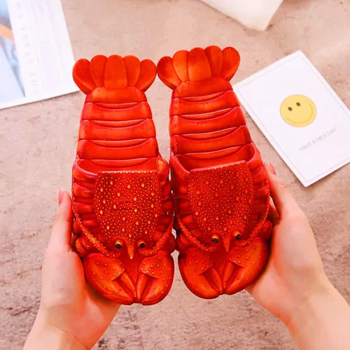 Miniatura 2 de COOL JOHOZO Zapatillas de langosta, sandalias de bajo, zapatillas de animales animales zapatillas de pescado, zapatillas de langosta zapatillas