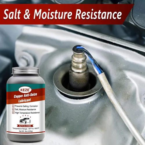 Miniatura 5 de Keze - Lubricante antiadherente de cobre para bujía, grasa resistente al calor para pasador de pinza, sensor de oxígeno de podadora, protege