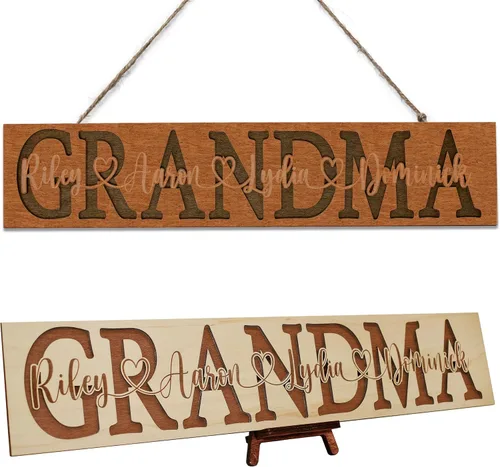 Miniatura 7 de Marco personalizado First Dad Now Grandpa – Regalos para el Día del Padre para el abuelo de parte de los niños – Regalo de papá primerizo – Placa