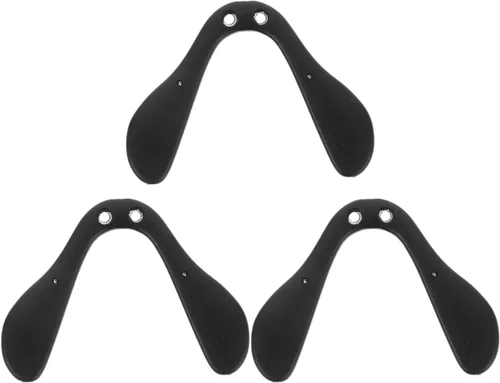 Beavorty 3 unids almohadillas de gafas de silicona marco puente pad soporta reemplazo anti-caída gafas herramienta de fijación para ciclismo