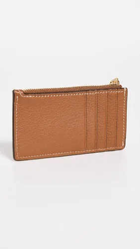 Miniatura 3 de Tory Burch Estuche para tarjetas Miller con cremallera superior para mujer