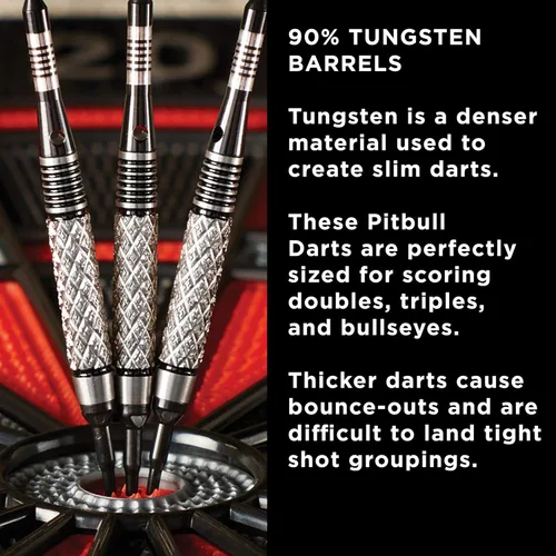 Miniatura 4 de Viper Pitbull 90% Tungsteno Dardos de Punta Suave, 18 Gramos
