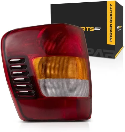 CarLights360 Para Jeep Grand-Cherokee Unidad de montaje de luz trasera 2002-2004 lado del conductor CH2800150 | 55155139AG