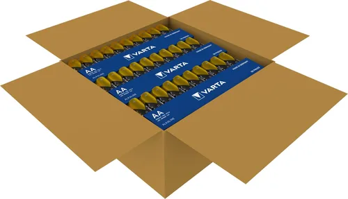 Miniatura 2 de VARTA Baterías AA, paquete de 150, Power on Demand, Alcalinas, 1,5V, paquete de almacenamiento en embalaje respetuoso con el medio ambiente, ideal