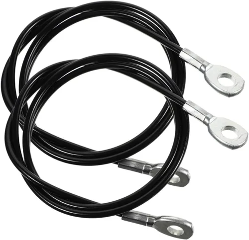 Miniatura 6 de KESYOO 2 piezas de 0.197 in de diámetro DIY Fitness Cuerda de alambre de acero recubierto de PU Cable de gimnasio para gimnasio en casa Accesorios
